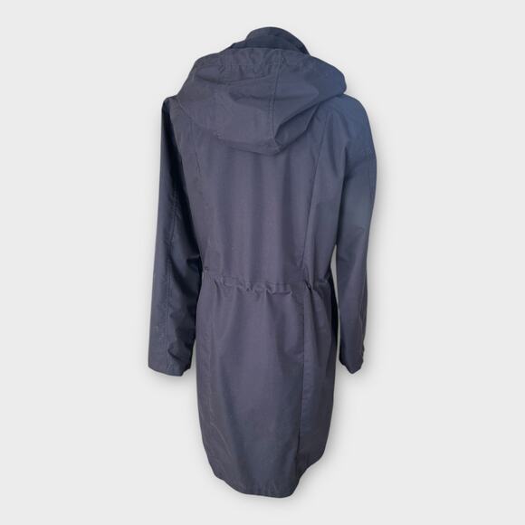 American Airlines by Lands’ End Women’s Hooded Rain Jacket Navy Blue Size S - Picture 5 of 10